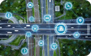 Smart City Traffic/Transport System poster