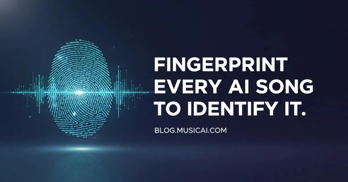 Fingerprint Every AI Song to Identify It
