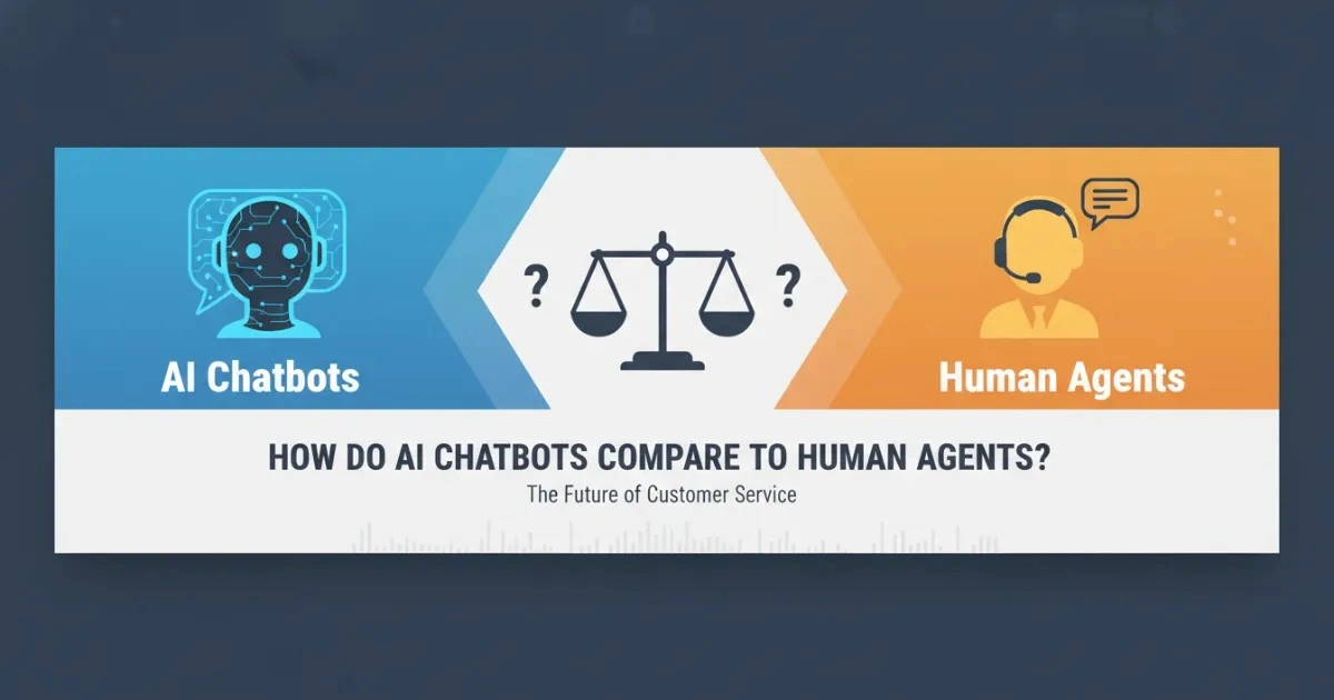 How Do AI Chatbots Compare to Human Agents